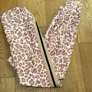 Spiritual Gangster Intent Pink Leopard 7/8 Leggings